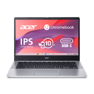 ноутбук 14FIT/N6000/8/128/UMA/Chrome/Pure Silver Chromebook 314 CB314-3HT
