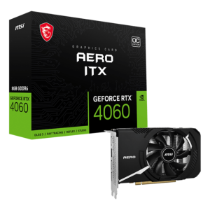 Відеокарта NVIDIA RTX 4060 /AERO/ITX/OC/8GB/GDDR6 RTX 4060 AERO ITX 8G OC