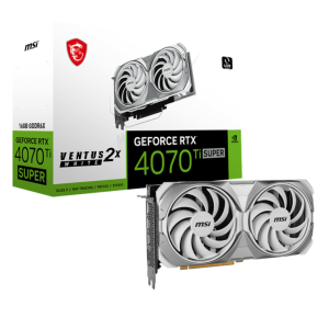 Відеокарта NVIDIA RTX 4070 TI SUPER  16G VENTUS 2X WHITE RTX 4070 Ti SUP 16G VENT 2X WH