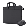 Сумка, рюкзак для ноутбуків TRUST Bologna Bag & Mouse Set black (24988)