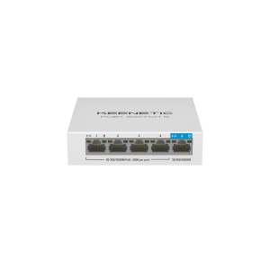 5-портовий гігабітний комутатор з 4 портами PoE+ т а бюджетом потужності 60 Вт Keenetic PoE+Switch5 (KN-4610). Photo 2