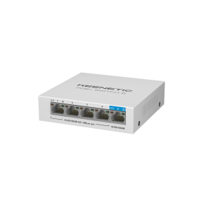 5-портовий гігабітний комутатор з 4 портами PoE+ т а бюджетом потужності 60 Вт Keenetic PoE+Switch5 (KN-4610)
