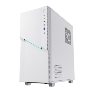 Корпус комп'ютерний Midi Tower без блока живлення  E-ATX(282*305mm),ATX,M-ATX,ITX ZORRO COC White. Photo 3