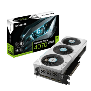 Відеокарта NVIDIA RTX4070 SUPER 12GB Core:2535MHz GV-N407SEAGLEOC ICE-12GD