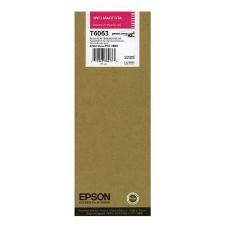 Витратні матеріали для друкувальних пристроїв EPSON SP-4880 Vivid Magenta (C13T606300)