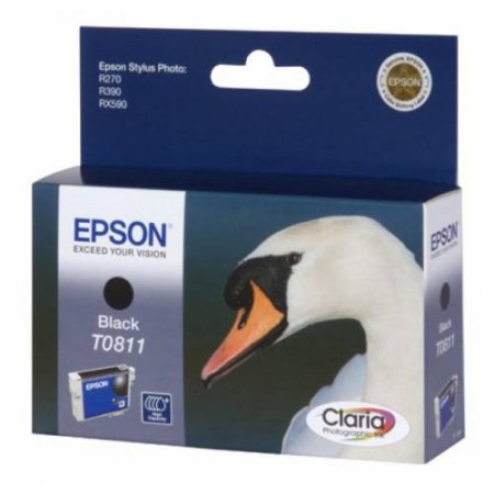 Витратні матеріали для друкувальних пристроїв EPSON R270/RX590 black i/c HC (C13T11114A10)